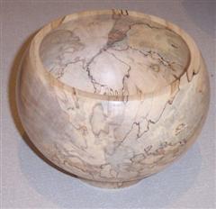 Spalted bowl by David Ward